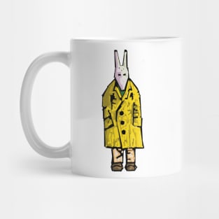 Raincoat Fox looking at you Mug